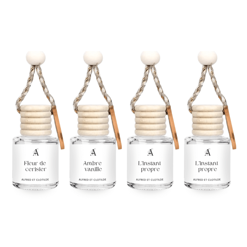 Lot de 4 diffuseurs voiture